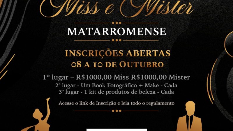 Concurso Miss e Mister Matarromense 2021.