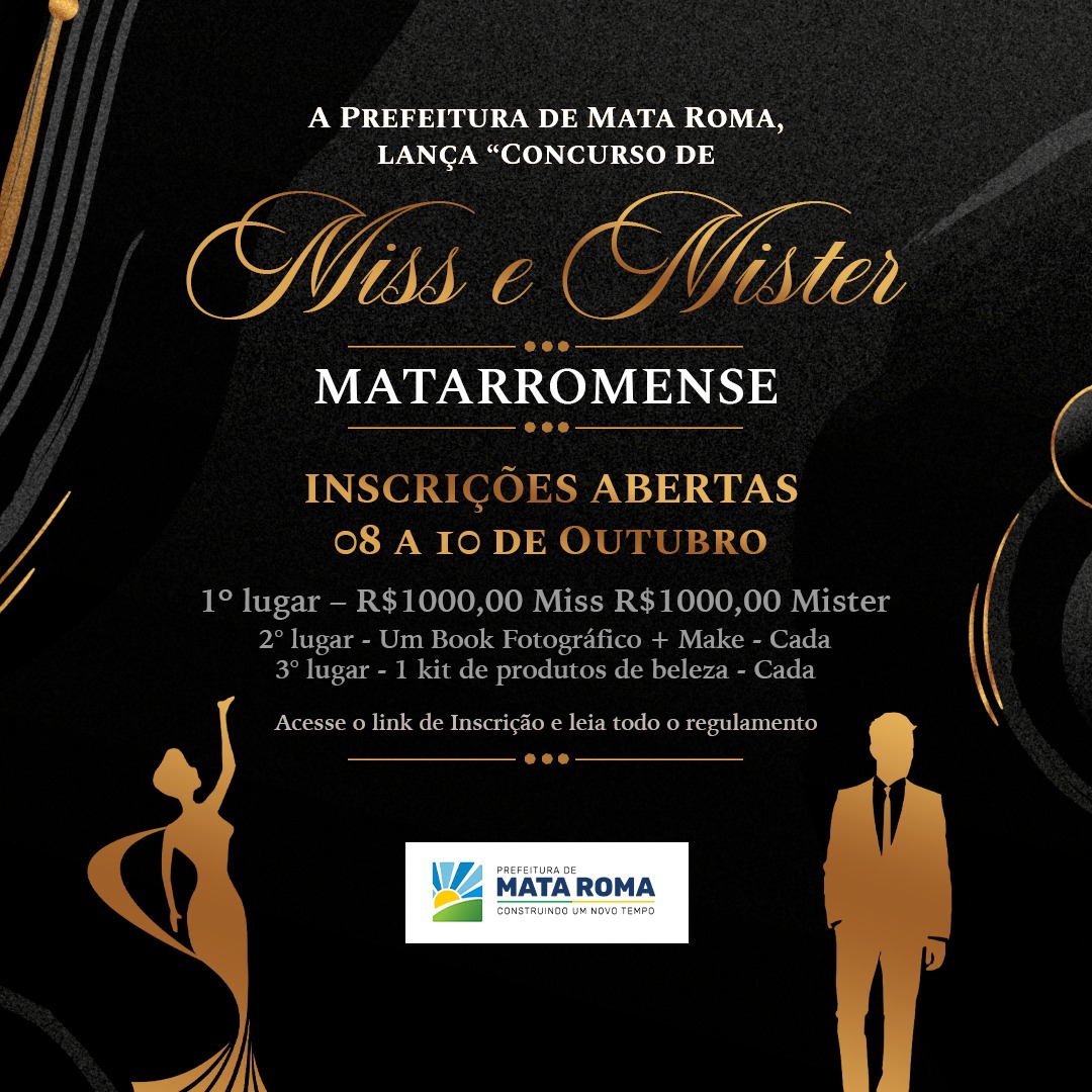 Concurso Miss e Mister Matarromense 2021.